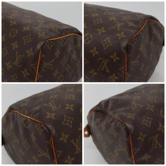LOUIS VUITTON Monogram Speedy 30 Hand Bag M41526 LV Auth 132551 - Picture 16 of 16